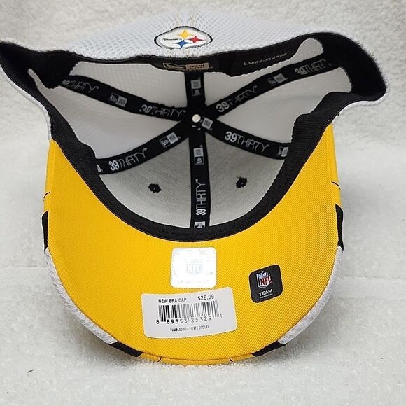 New Era 39Thirty Pittsburgh Steelers SCUBA Stretchfit Hat - New - Picture 6 of 8
